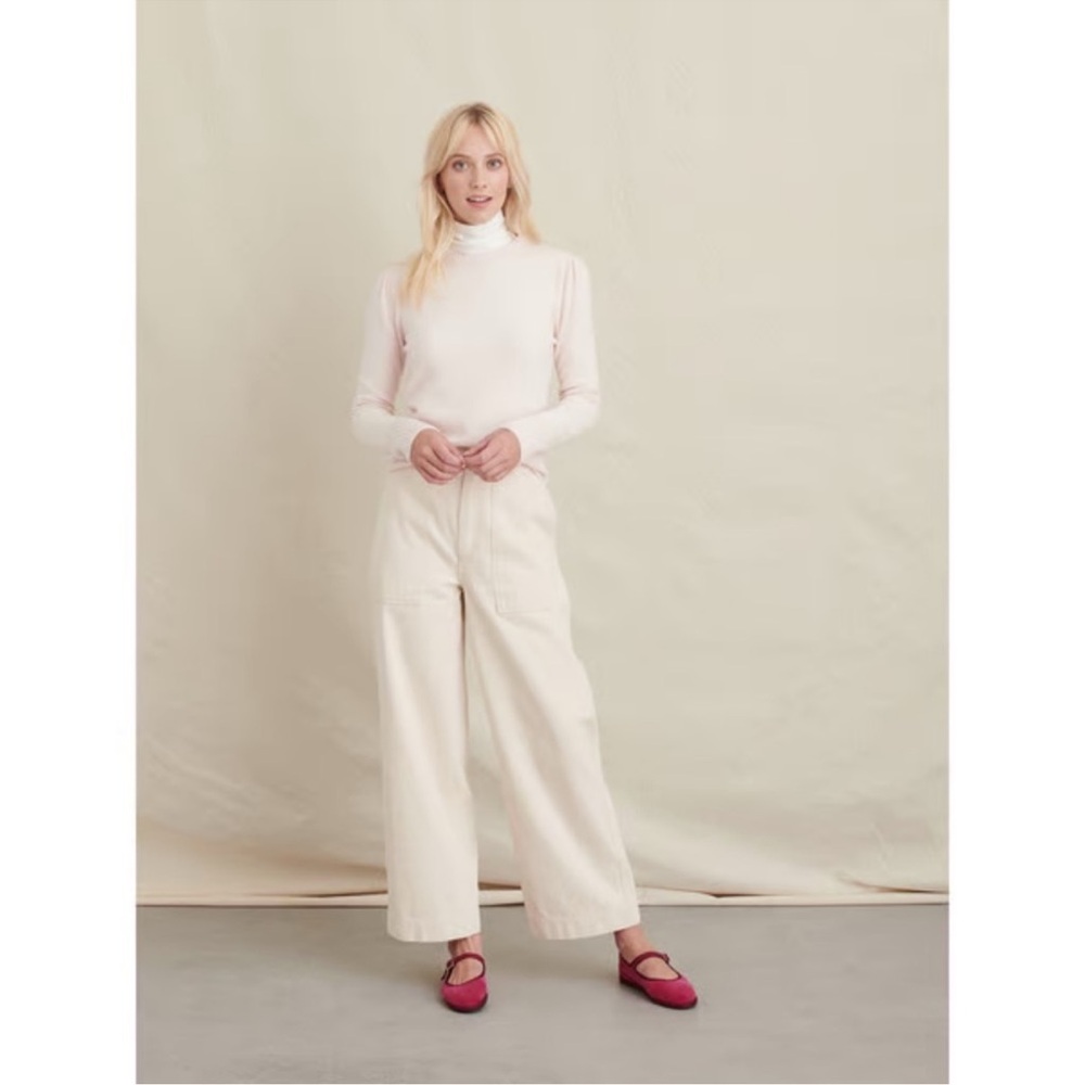 Alex Mill Claire Wool Cashmere Sweater In Pink